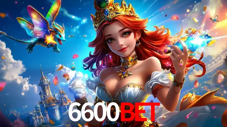 A princesa de um reino de fantasia mágico, com seu pequeno dragão, apresentando um mundo de prêmios encantados nos jogos de caça-níqueis do cassino 6600BET.